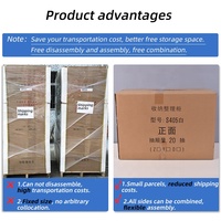 Boîte de rangement à cinq compartiments, étagère multiple à tiroirs, compartiments de rangement, empilage écrous en plastique