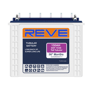 REVE แบตเตอรี่พลังงานแสงอาทิตย์ทรงท่อประสิทธิภาพสูงแบตเตอรี่แบบท่อปิด150AH 12V แบตเตอรี่แบบท่อลึก - Product Image 2