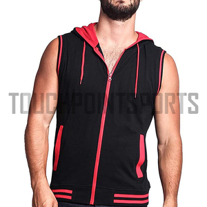Hot Selling <b>Mens</b> Fitness <b>Sleeveless</b> <b>Hoodies</b> Custom Gym Wear Sweatshirts <b>sleeveless</b> <b>hoodies</b> - Product Image 1