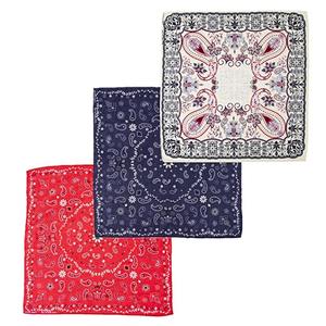 Bandana en coton polyester imprimé personnalisé, bandana carré soyeux au toucher, 55x55cm, vente en gros - Product Image 1