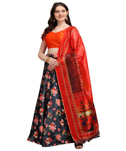 Exclusivo diseñador indio colorido bordado trabajo hecho a mano Lehenga Choli con blusa ropa tradicional personalizada ropa al por mayor - Product Image 5