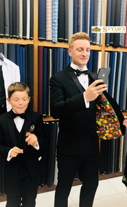 Trajes de negocios informales ajustados a medida para caballeros de talla grande, tela de lana transpirable antiarrugas para las cuatro estaciones - Product Image 3