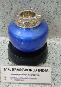 Urna de cremación de color rosa, roja, India - Product Image 5