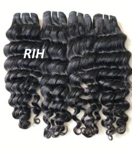 Vison vierge cuticule alignée vison non traité cheveux humains brésiliens Loose Deep Wave paquets vente en gros Extensions de cheveux humains vierges - Product Image 3