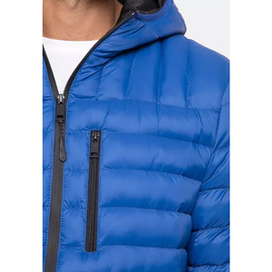 Men's Lightweight <b>Quilted</b> Puffer <b>Jacket</b> Windproof Winter Coat Hooded Puffer <b>Jacket</b> for Outdoor Wear - Product Image 4