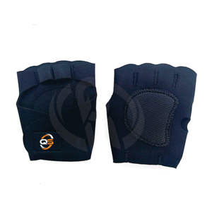 ถุงมือออกกำลังกายแบบครึ่งนิ้ว ระบายอากาศได้ดี น้ำหนักเบา ผลิตจากวัสดุหนังวัว สแปนเด็กซ์ นีโอพรีน และหนังแท้ สำหรับยกน้ำหนัก - Product Image 4