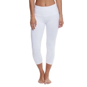 Leggings Capri Ecológicos para Mujer, de Spandex/Poliéster, con Elasticidad en Cuatro Direcciones, para Fitness, Gimnasio, Yoga y Deportes - Product Image 1