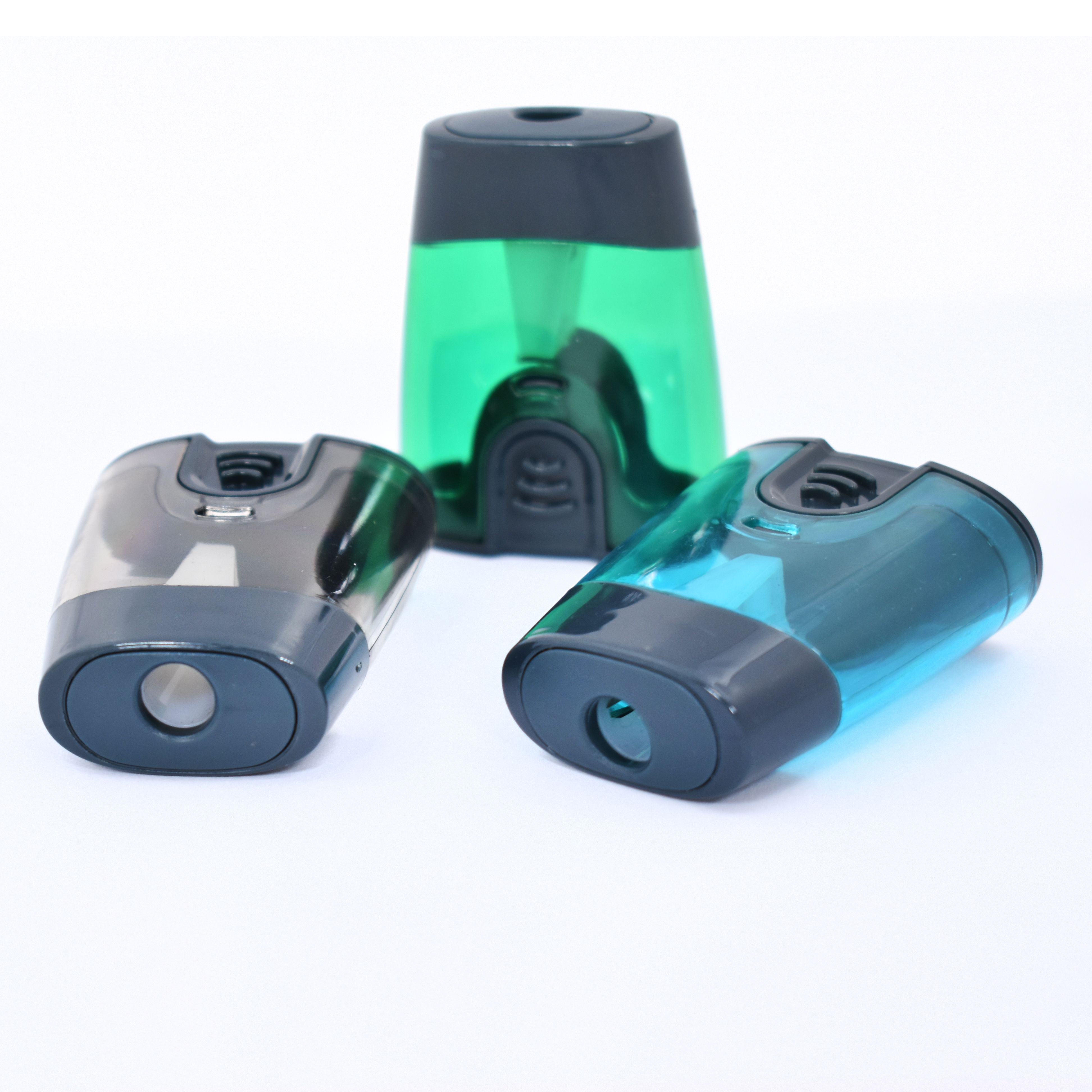 Taiwan Hottest selling handheld 1 hole high quality steel blade colorful novelty promotion school plastic pencil sharpener