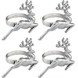 Servilletero de Metal de Alta Calidad con Diseño de Reno, Ecológico, Estilo Minimalista Americano, para Fiestas - Product Image 4