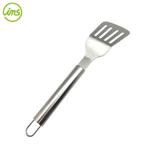 Grilling <b>BBQ</b> Stainless Steel Slotted Turner Spatula - Product Image 2