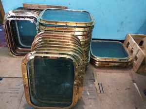 Fenêtre de bateau en laiton, 15 pièces 18x24 - Product Image 2