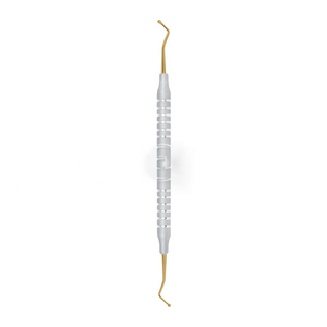 Dental Filling Instrument <b>Ball</b> Shaped Titanium Coated 2mm and 2.5mm Double Ended Instruments With Light <b>Weighted</b> Hollow Handle - Product Image 3