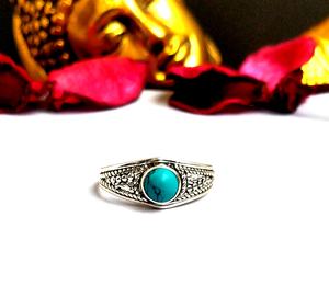 Anillo de Plata de Ley 925 con múltiples piedras preciosas, joyería hecha a mano - Product Image 2