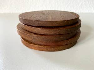 Posavasos de madera maciza para bebidas, posavasos de forma redonda de madera, tamaño personalizado, precio barato con venta - Product Image 5
