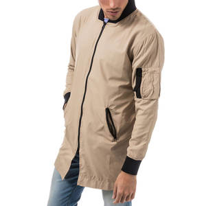 แจ็กเก็ตบอมเบอร์สำหรับผู้ชายผ้าไนลอนผ้าฝ้ายกันลมมีซิปปิดสำหรับฤดูหนาวออกแบบได้ตามต้องการ - Product Image 4