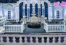 Magnifique scène de mariage sur le thème marocain, scène de mariage moderne, grand ensemble de scène en fibre, décoration de mariage occidentale, scène en fibre, France - Product Image 5