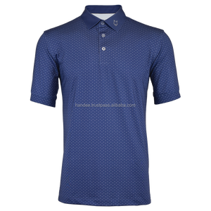 เสื้อโปโลสำหรับผู้ชายเสื้อยืดคอตตอนแห้งเร็วแบบลำลองผ้าถักพิมพ์ลายโลโก้ตามสั่ง100% - Product Image 1