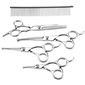 กรรไกรตัดผมสำหรับสัตว์เลี้ยงแบบมืออาชีพด้ามจับสะดวกสบายกรรไกรตัดผมเกรด DIY จากประเทศจีน - Product Image 1