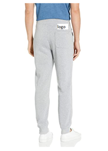 Lingge — pantalon molletonné de jogging pour hommes, avec cordon de serrage, 100% Polyester, vêtement importé, Machine à laver, ajustable et personnalisable - Product Image 2