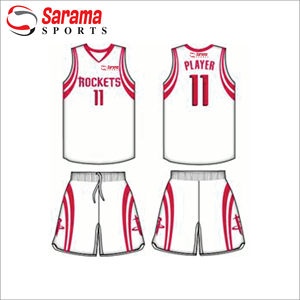 Maillot de sport pour hommes 2022 nouveau modèle d'uniforme de basket-ball d'équipe personnalisé maillot de basket-ball par sublimation porter, - Product Image 3
