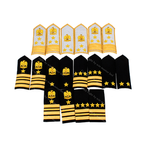 Ustom-Charretera eremonial/tablas de hombro con hilo de seda dorado, trenza francesa - Product Image 1