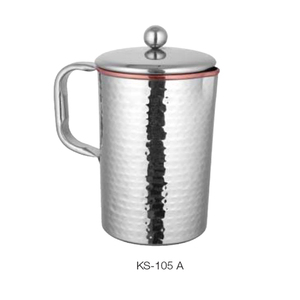 Meilleure vente carafe de refroidissement à eau/pichet en cuivre et en acier/pichet de filtre à eau LOGO personnalisé fête STYLE verre chaud chambre - Product Image 2