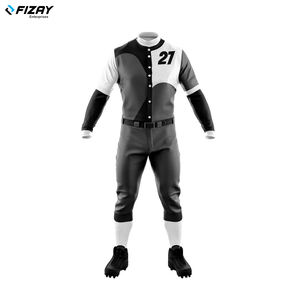 เครื่องแบบเบสบอลระบายอากาศได้ดีดีไซน์ใหม่สำหรับองค์กรของ Fizay - Product Image 5