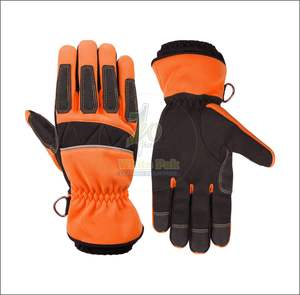 Wholesale Custom All-Purpose Leather <b>Gloves</b> Anti-Slip <b>Silicone</b> Palm Hard Wearing Mechanic Safety <b>Gloves</b> Anti-Impact White Pak - Product Image 1