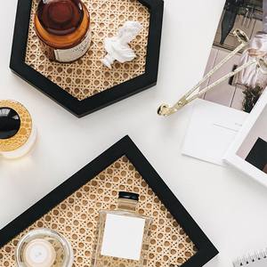 Plateau de canne en sangle de rotin de nouvelle collection et assiettes décoratives pour vêtements - Product Image 3