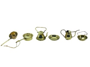 METAL GOLD <b>KITCHEN</b> EQUIPMENT MINIATURE CHRISTMAS HANGING <b>ORNAMENT</b> for CHRISTMAS DECORATION LUXURY BRASS - Product Image 3