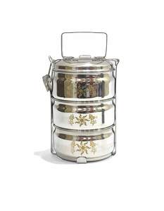 Best Quality 2-Layer Stainless Steel <b>Lunch</b> Food Tiffin <b>Hot</b> Selling with King Logo for Daily Use - Product Image 4