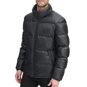 Blouson d'hiver bouffant pour hommes, personnalisé, décontracté, à fermeture éclair, dernière conception, vente en gros, 2020 - Product Image 4
