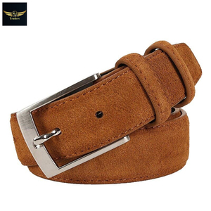 Ceinture en cuir de vachette pour hommes, boucle automatique, dessiné par un styliste, collection - Product Image 4