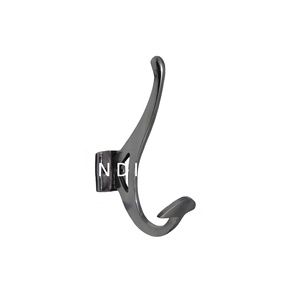 Sustainable Quality Shiny Polished Finishing Decorative Wall <b>Hook</b> Unique Style Wall Mounted Hanging Metal <b>Hook</b> - Product Image 1