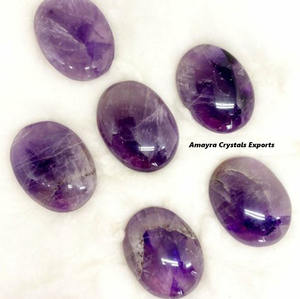 Pierres précieuses naturelles Améthyste Pierre de palmier Cristaux de guérison Pierres précieuses Agate Produits métaphysiques des exportations de cristaux d'Amayra - Product Image 1