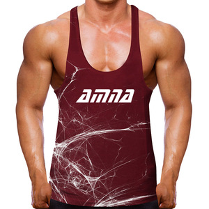 High Quality <b>Men's</b> Gym <b>Vest</b> <b>Black</b> Color Wholesale New Style Gym Fitness <b>Vest</b> - Product Image 2