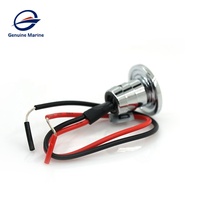 Lumière de courtoisie LED ronde bleue marine authentique pour bateau, yacht, navire