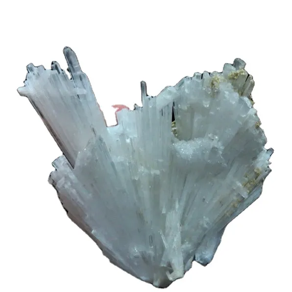 Натуральный редкий сколецит, драгоценный камень, кварцевые кластеры, минеральный образец