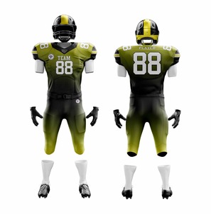 Chemise de ligue de rugby personnalisée de haute qualité pour hommes, uniforme de football américain respirant avec maillot sublimé en coton - Product Image 2