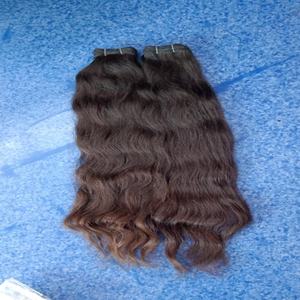Extensions de cheveux humains brésiliens ondulés, mèches foncées naturelles à texture douce pour tressage, coiffures et confection de perruques sur mesure. - Product Image 1