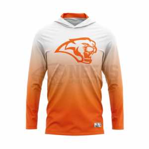 เสื้อยิงบาสเกตบอล Sublimated แบบกำหนดเองพร้อมฮู้ดโพลีเอสเตอร์100% - Product Image 6