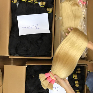 Lot de mèches naturelles 613 vierges, cheveux humains blonds russe, Double rawn 613, cheveux vierges, produit d'origine péruvienne, vente en gros, 613 - Product Image 1