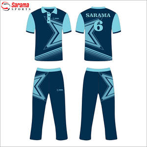 Uniformes de Cricket de nuevo diseño para hombre con impresión de calidad superior al por mayor con logotipo personalizado, - Product Image 2