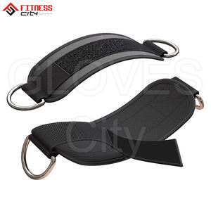 Gants de gymnastique rembourrés en néoprène unisexes avec sangles de cheville, logo personnalisé, musculation, fitness, sécurité, ville - Product Image 4