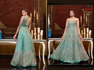 ชุดสูทสไตล์ปากีสถานสุดพิเศษ Anarkali,ชุดแต่งงานและปาร์ตี้อันสวยงามชุดเดรสสุรัตอินเดีย - Product Image 2