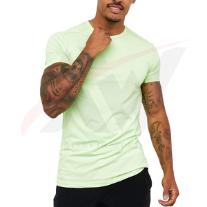 เสื้อยืดคอกลมแขนสั้นสำหรับผู้ชายเสื้อยืด2024ฟิตเนสยิมสำหรับผู้ชายคอกลมพิมพ์โลโก้แบบกำหนดเองสำหรับฤดูร้อน - Product Image 5