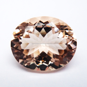 Piedra preciosa de morganita de Madagascar Natural, forma ovalada, rosa y melocotón, fabricación de joyas semipreciosas, piedra de morganita Natural 100%, OEM a granel - Product Image 6