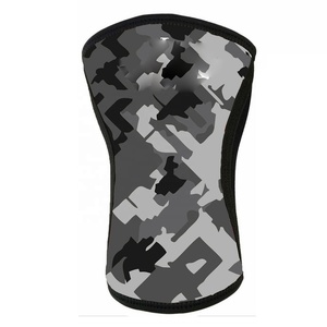 Rodilleras (1 Par) Ligeras con Soporte y Compresión para las Mejores Sentadillas, Neopreno de 7mm de PIHA SPORTS (Talla XS, Gris Camuflaje) - Product Image 2