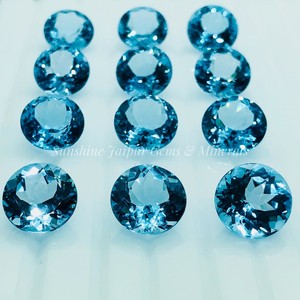Topacio Azul Cielo Natural de Corte Brillante de 17 mm, Certificado IGI, Precio de Fábrica al por Mayor, Gema Suelta Facetada de Alta Calidad, Minas Gerais - Product Image 6