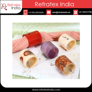 Vente directe usine : Anneaux de serviette en rayonne élégants faits à la main pour la décoration de table, idéaux pour la restauration, l'hôtellerie et les événements (export) - Product Image 5